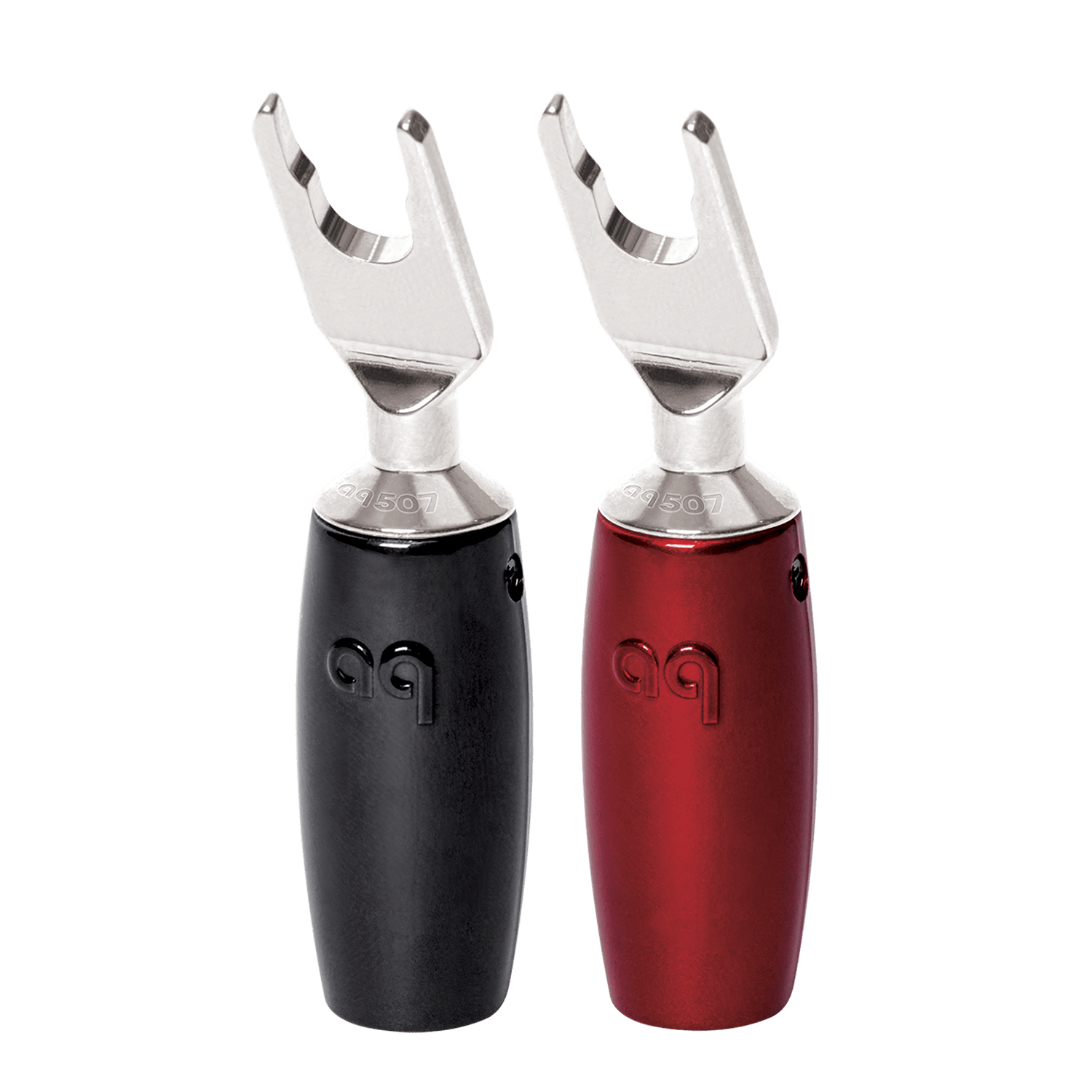 audioquest-507-serie-multi-spade-lautsprecherstecker-lila-kupfer image 1