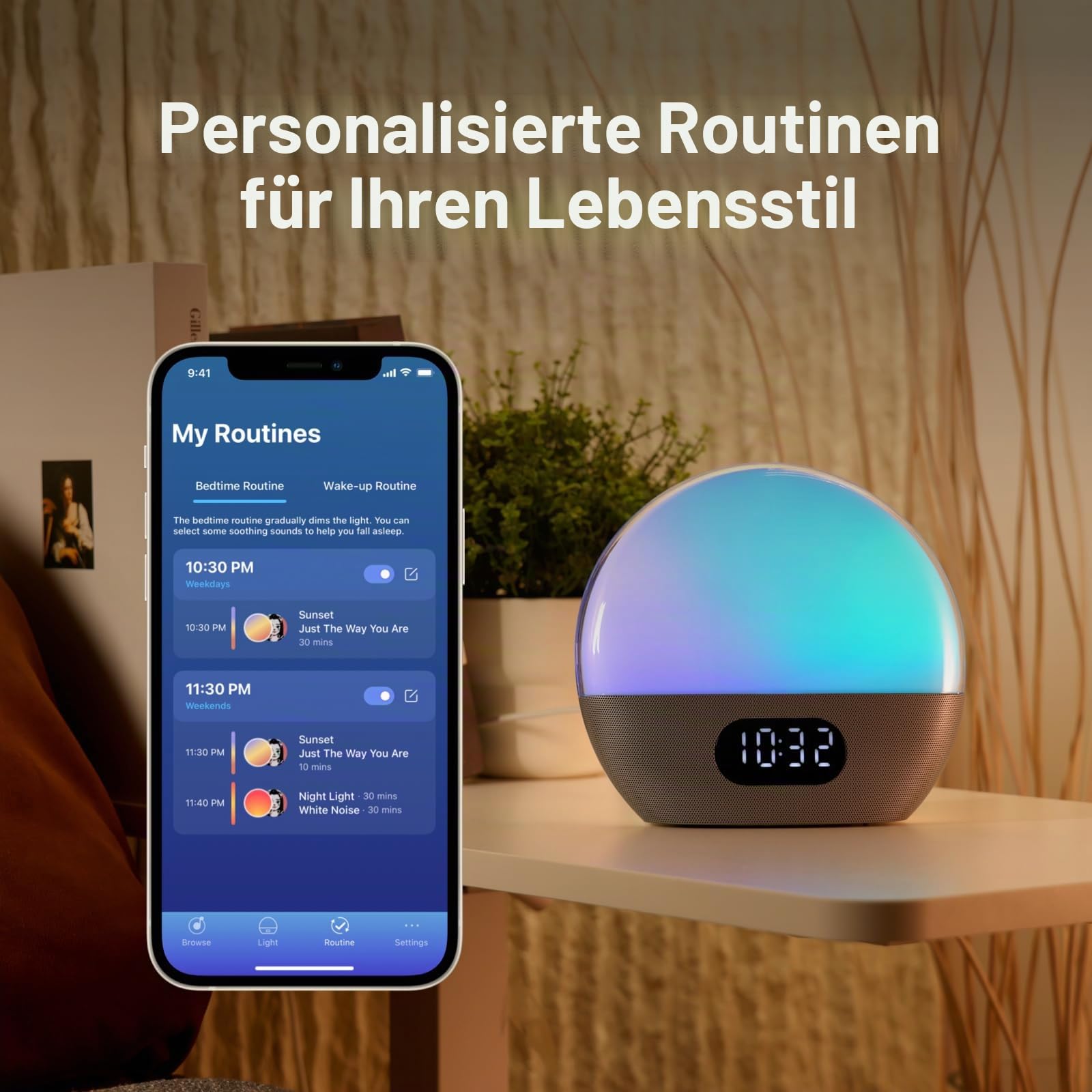 wiim-wake-up-light-wecker-lautsprecher-poliertes-silber image 6