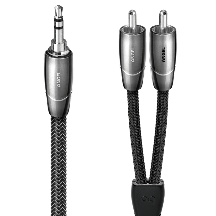 audioquest-angel-3-5mm-mini-auf-rca-audiokabel-pss-silber image 2