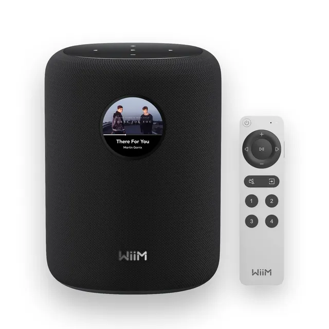 wiim-sound-smart-speaker-hi-res-touchscreen-schwarz image 1