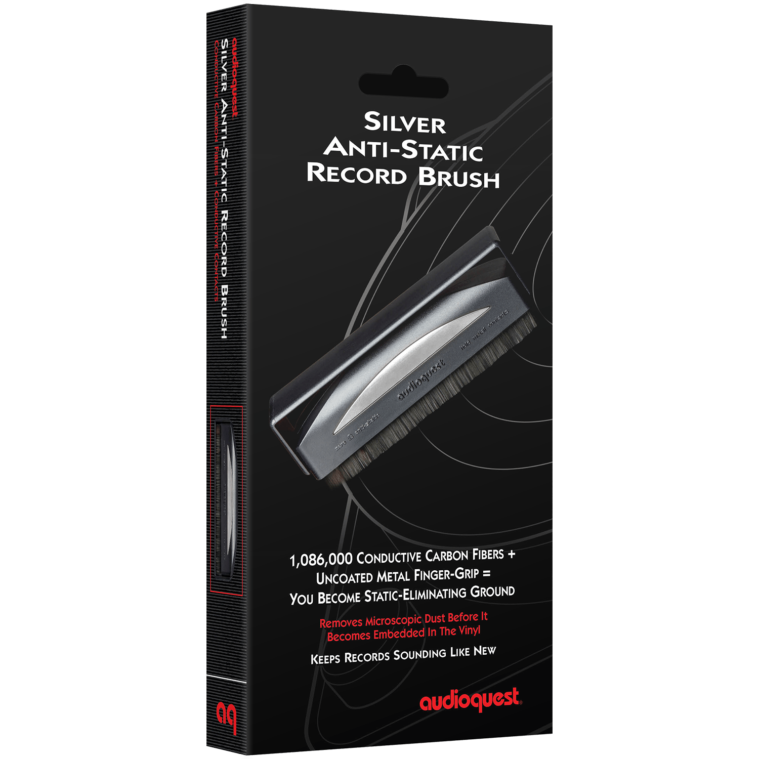 audioquest-silver-anti-static-record-brush-schallplattenb-rste image 2