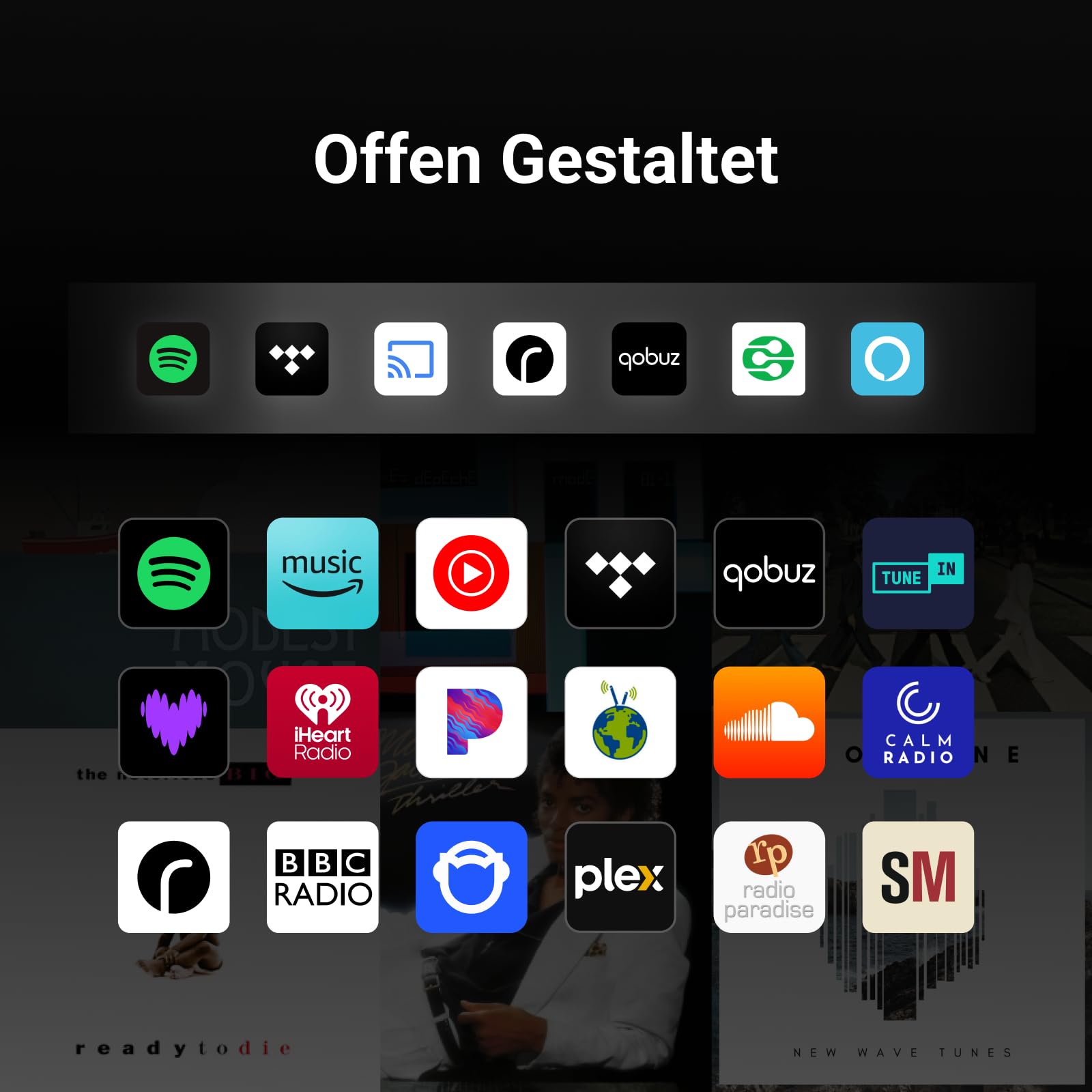 wiim-sound-smart-speaker-hi-res-touchscreen-schwarz image 5