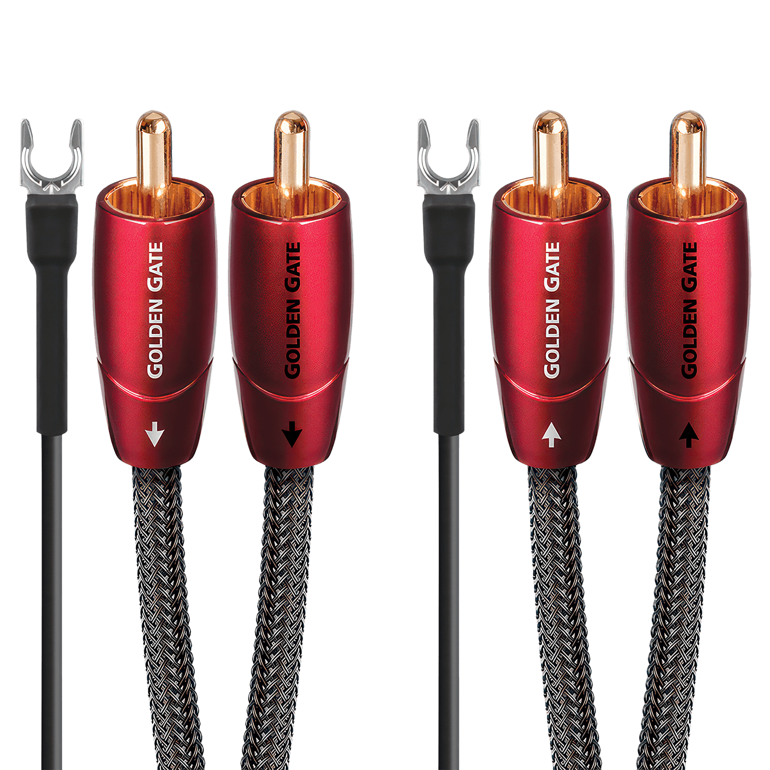 audioquest-golden-gate-plattenspieler-phono-kabel-cinch-f-r-turntable image 1