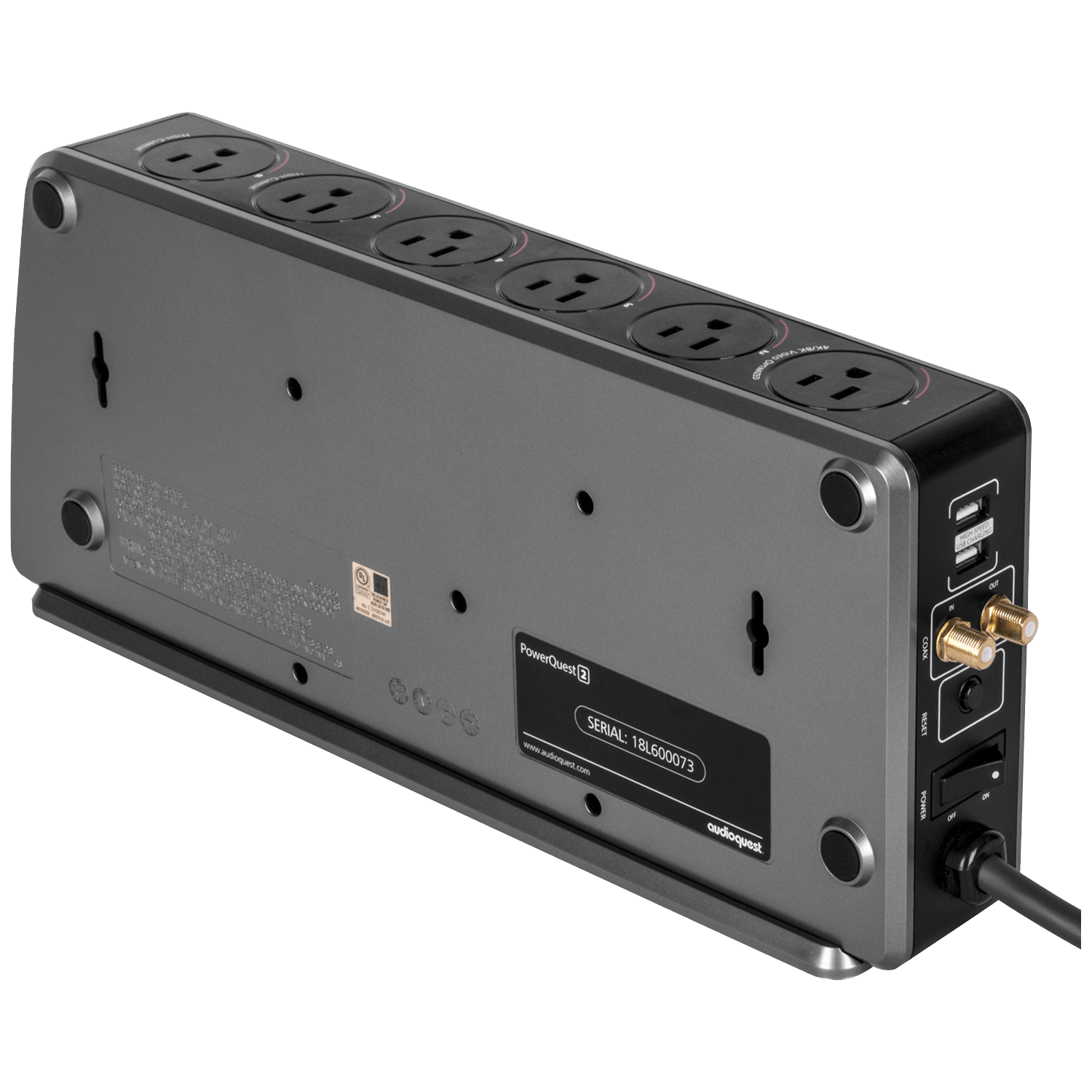 audioquest-powerquest-2-netzfilter-stromverteiler-factory-certified-refurbished image 4