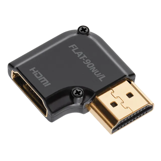 audioquest-pearl-hdmi-90-nu-l-flat-adapter-winkeladapter image 1