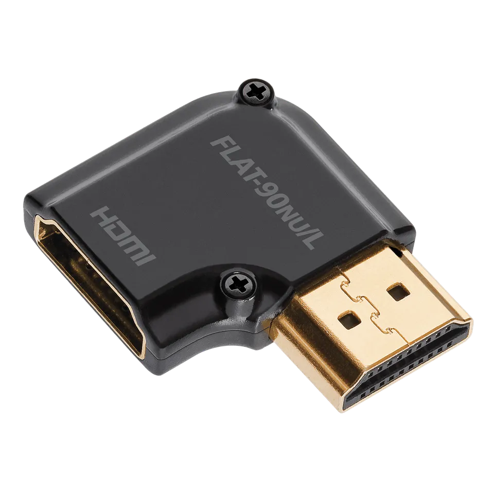 audioquest-pearl-hdmi-90-nu-l-flat-adapter-winkeladapter image 1