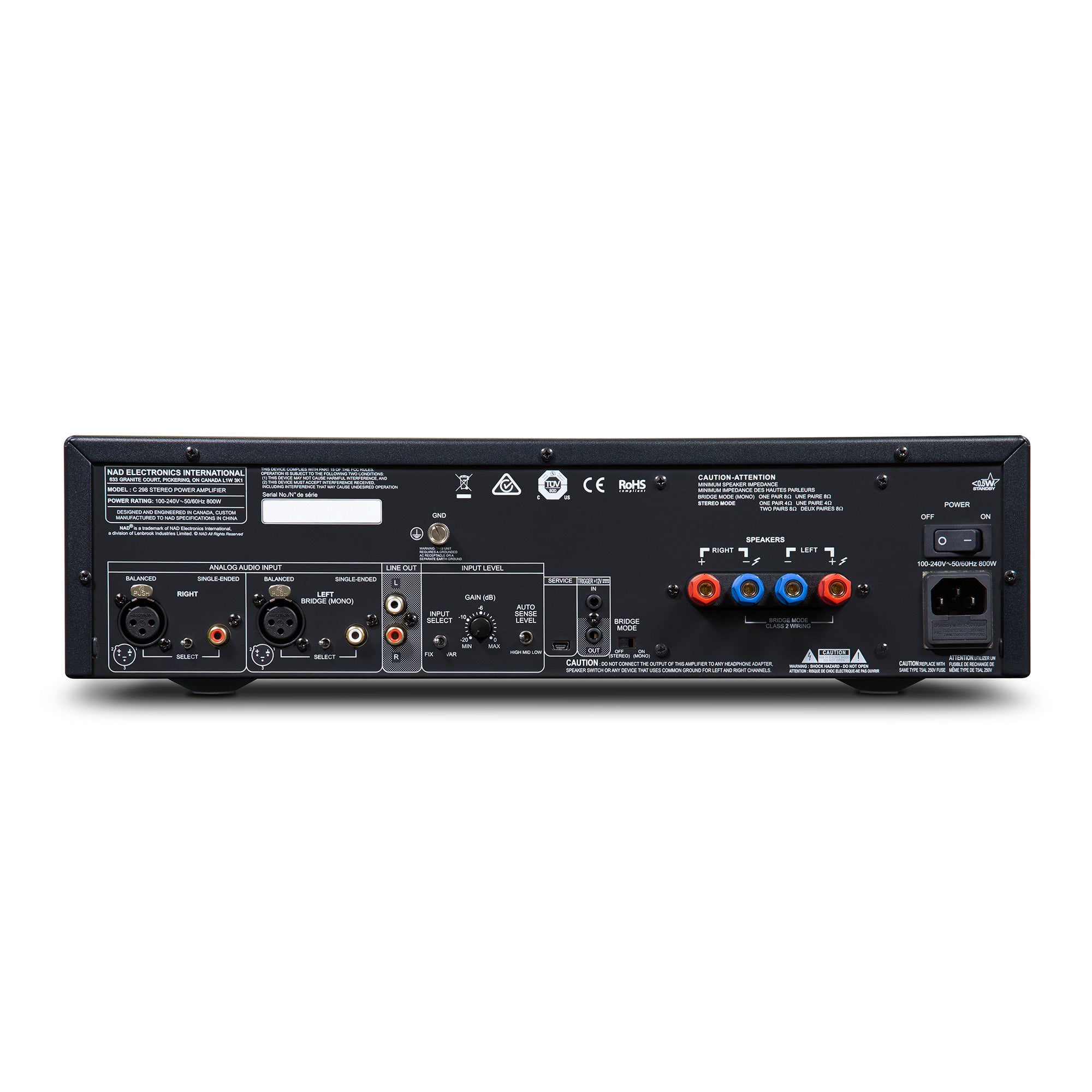 nad-c-298-stereo-endstufe-mit-balanced-input image 2