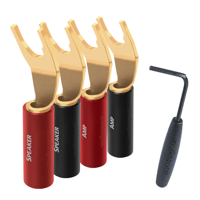 audioquest-suregrip-100-multi-spade-lautsprecherstecker-set image 1