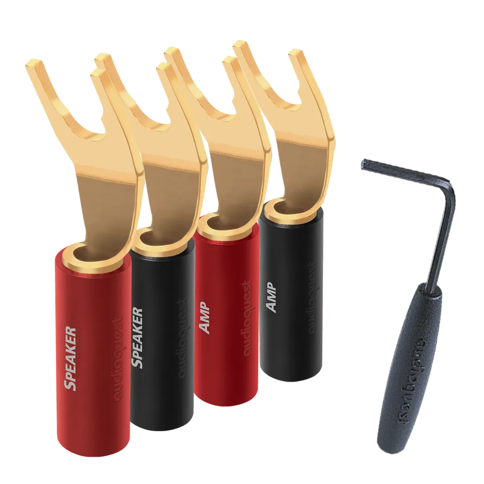 audioquest-suregrip-100-multi-spade-lautsprecherstecker-set image 1