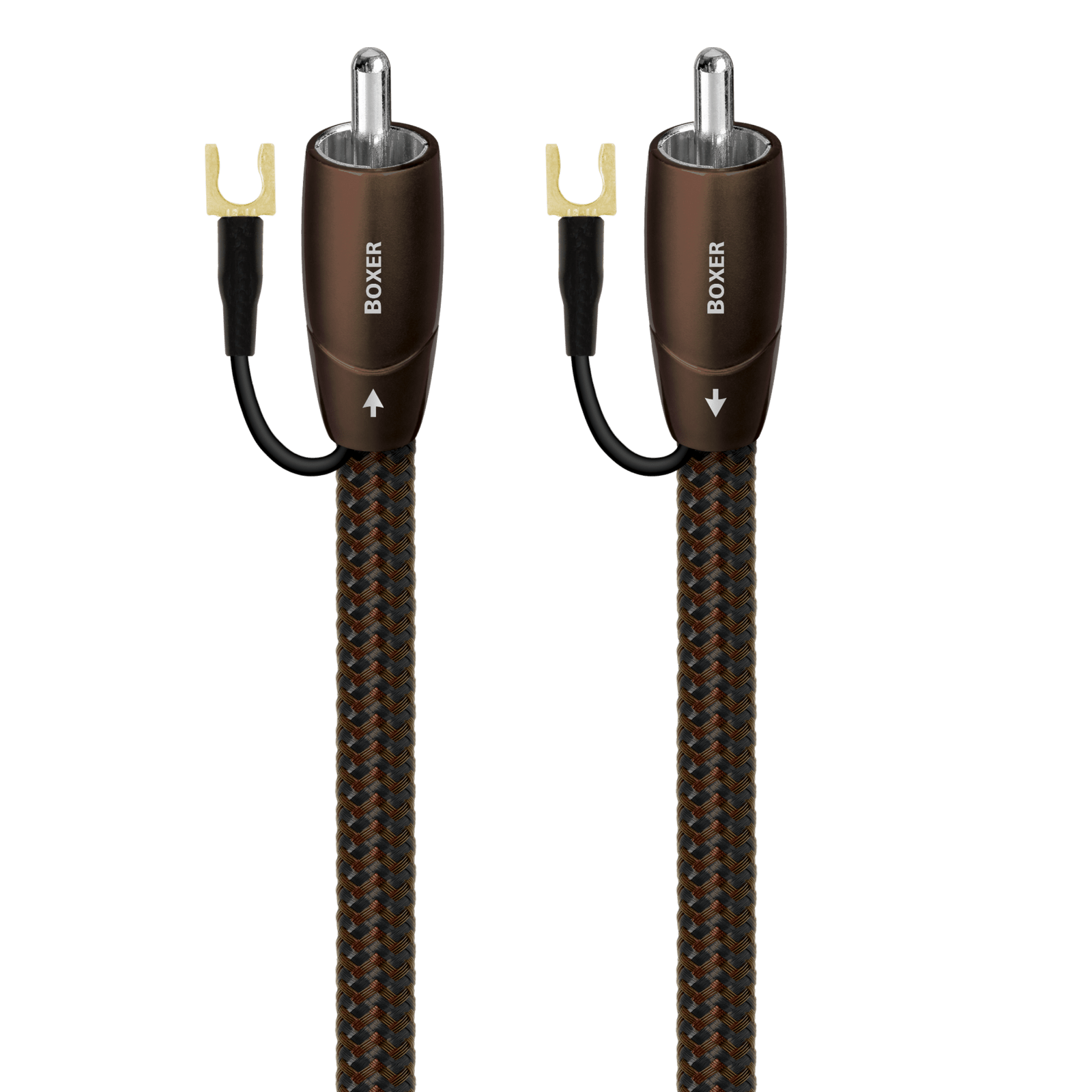 audioquest-boxer-rca-subwoofer-kabel-1-25-silber image 1