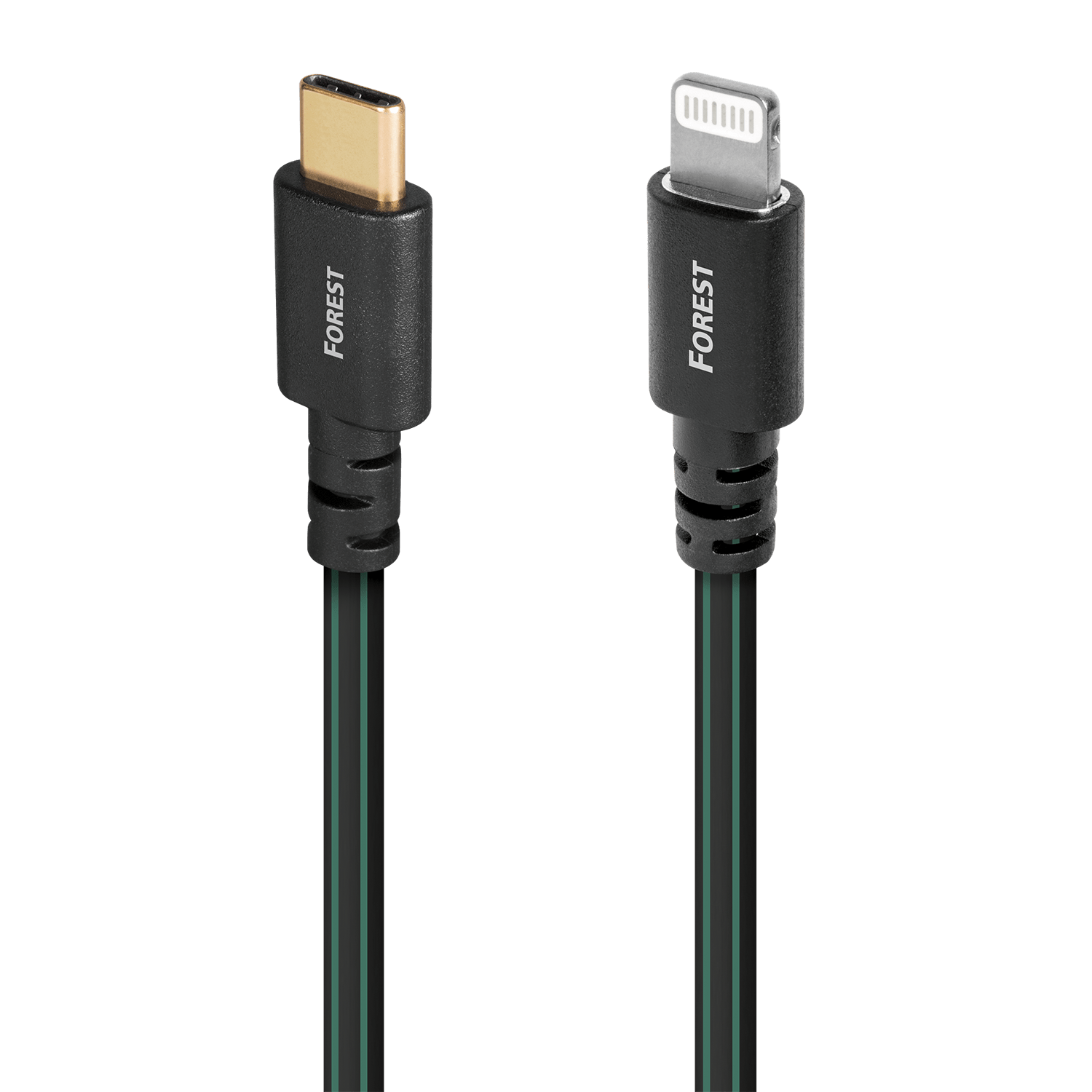 audioquest-forest-usb-c-auf-lightning-kabel-0-5-silber image 1