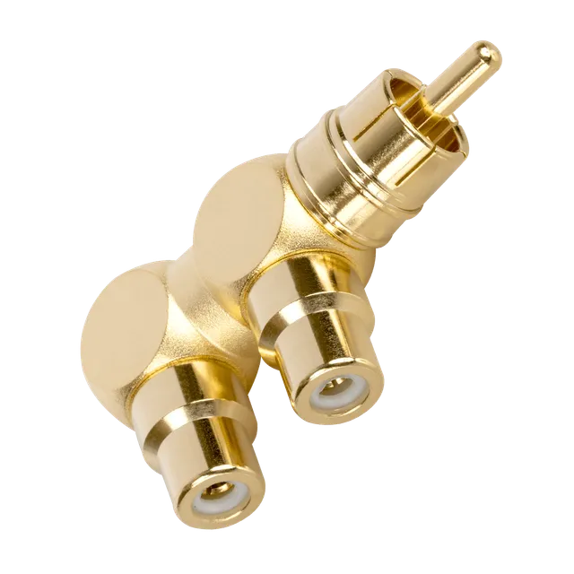audioquest-chicago-hartes-rca-splitter-adapter-3-5-mm-auf-2x-rca image 1