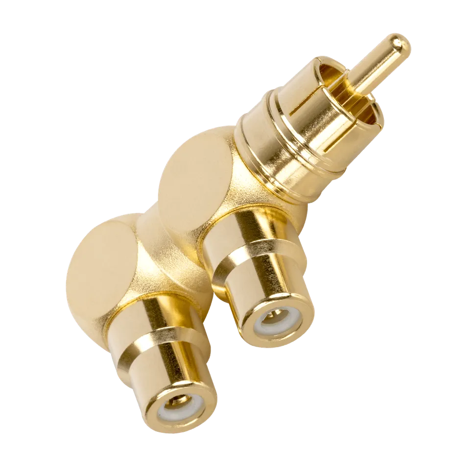 audioquest-chicago-hartes-rca-splitter-adapter-3-5-mm-auf-2x-rca image 1