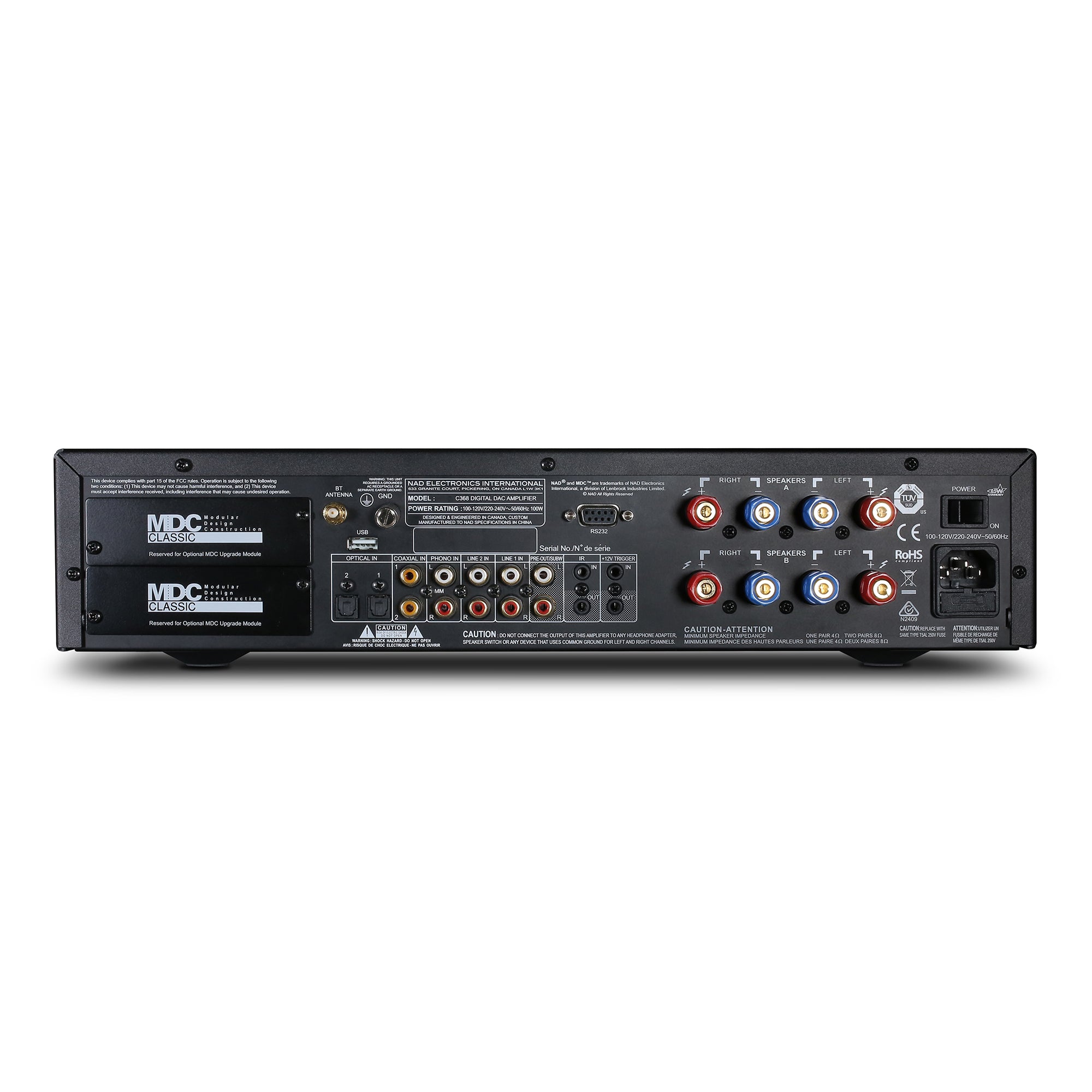 nad-c-368-hybrid-digital-dac-verst-rker-mdc-upgradef-hig-bluos-modul-optional image 2