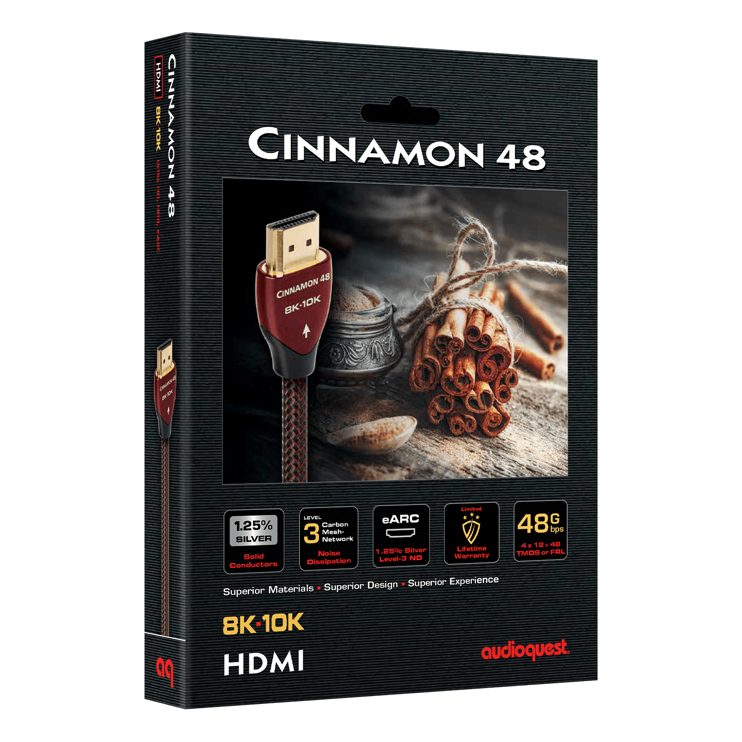 audioquest-cinnamon-48-hdmi-kabel-8k-10k-48gbps-factory-certified-refurbished image 2