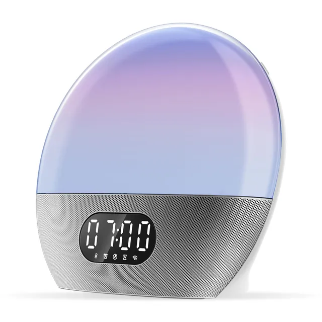 wiim-wake-up-light-wecker-lautsprecher-poliertes-silber image 1
