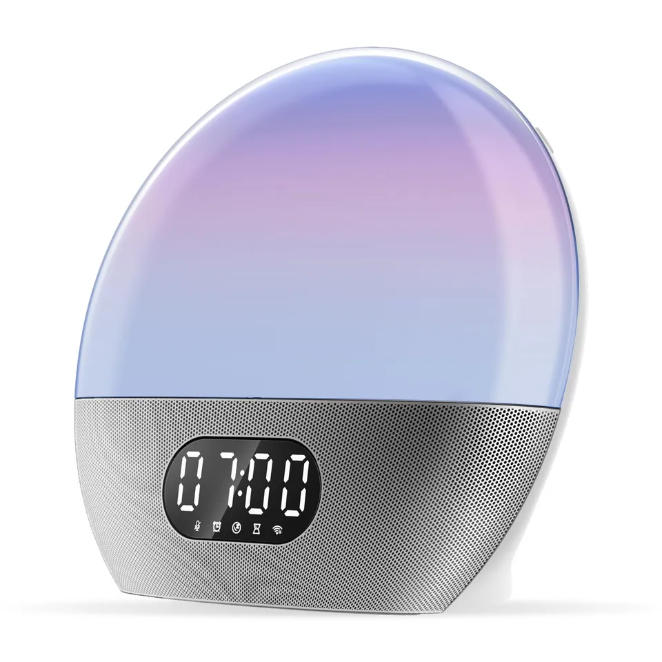 wiim-wake-up-light-wecker-lautsprecher-poliertes-silber image 1