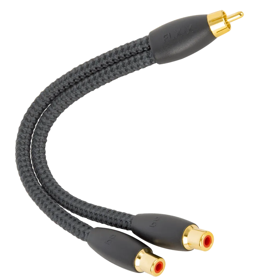 audioquest-flx-x-m22f-rca-y-splitter-adapter image 1