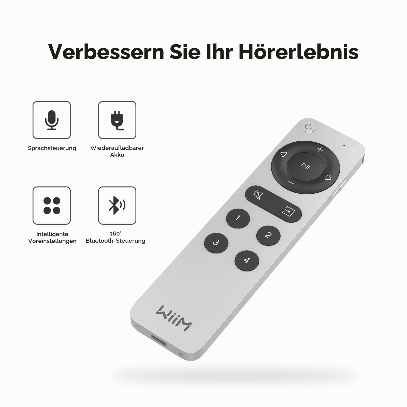 wiim-voice-remote-2-bluetooth-fernbedienung-aluminium image 5