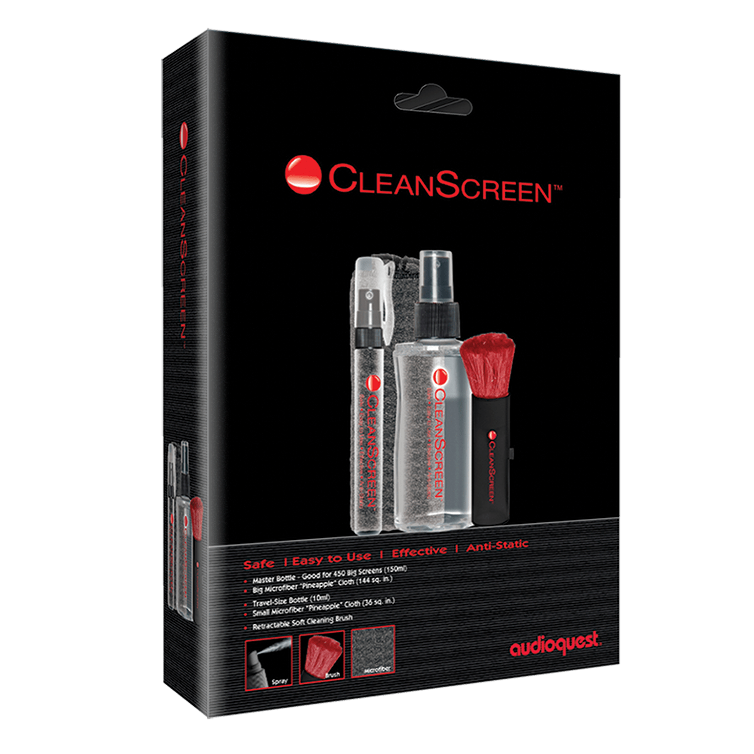audioquest-cleanscreen-kit-bildschirm-reinigungsset-mit-mikrofaser image 1