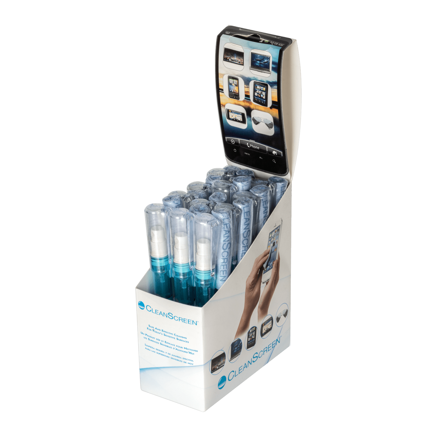 audioquest-cleanscreen-spray-pen-und-tuch-12er-pack-bildschirmreinigung image 1