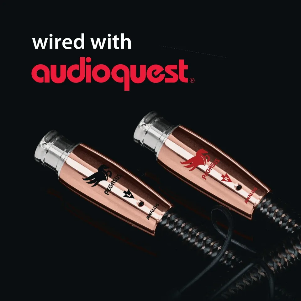 audioquest-wired-with-audioquest-pvc-schaumplatte-deko-schild image 1