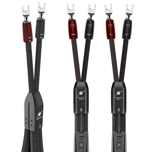audioquest-william-tell-silber-biwire-combo-lautsprecherkabel image 1