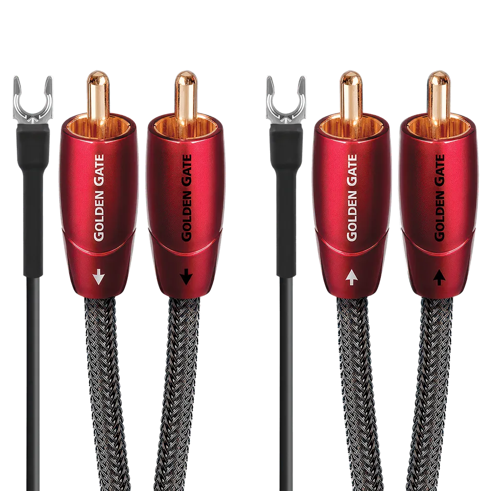 audioquest-golden-gate-plattenspieler-phono-kabel-cinch-f-r-turntable image 1