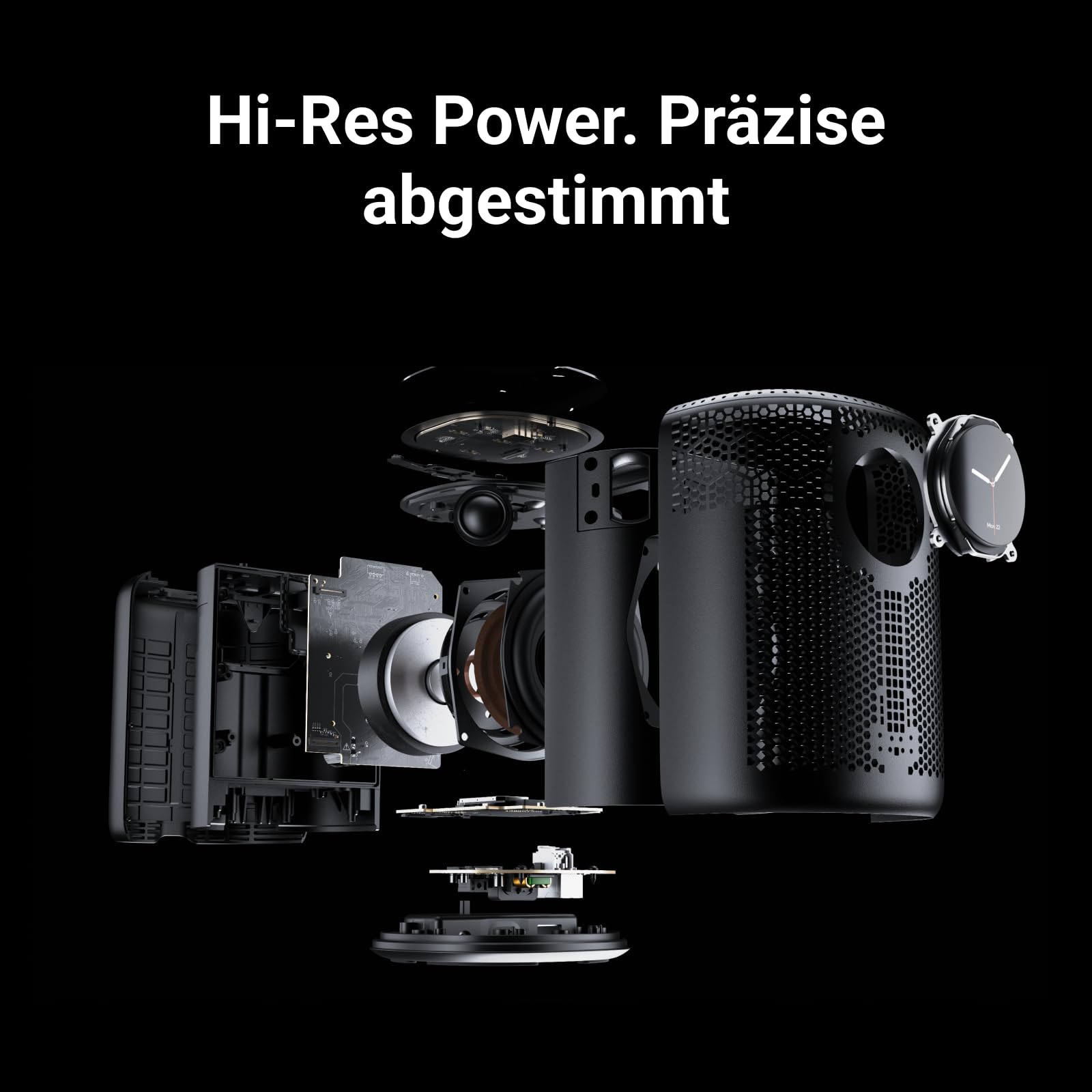 wiim-sound-smart-speaker-hi-res-touchscreen-schwarz image 3