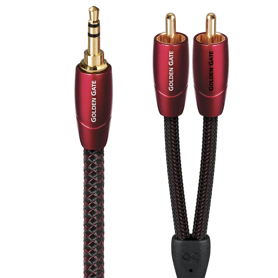 audioquest-golden-gate-3-5mm-mini-auf-rca-audiokabel image 1