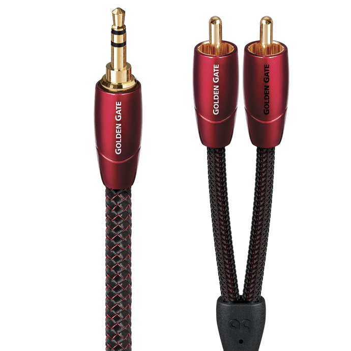 audioquest-golden-gate-3-5mm-mini-auf-rca-audiokabel image 2